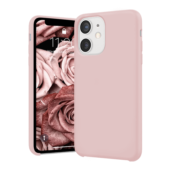 Противоударный чехол для iPhone 12 mini. Alter Ego. Модель Champagne Pink..